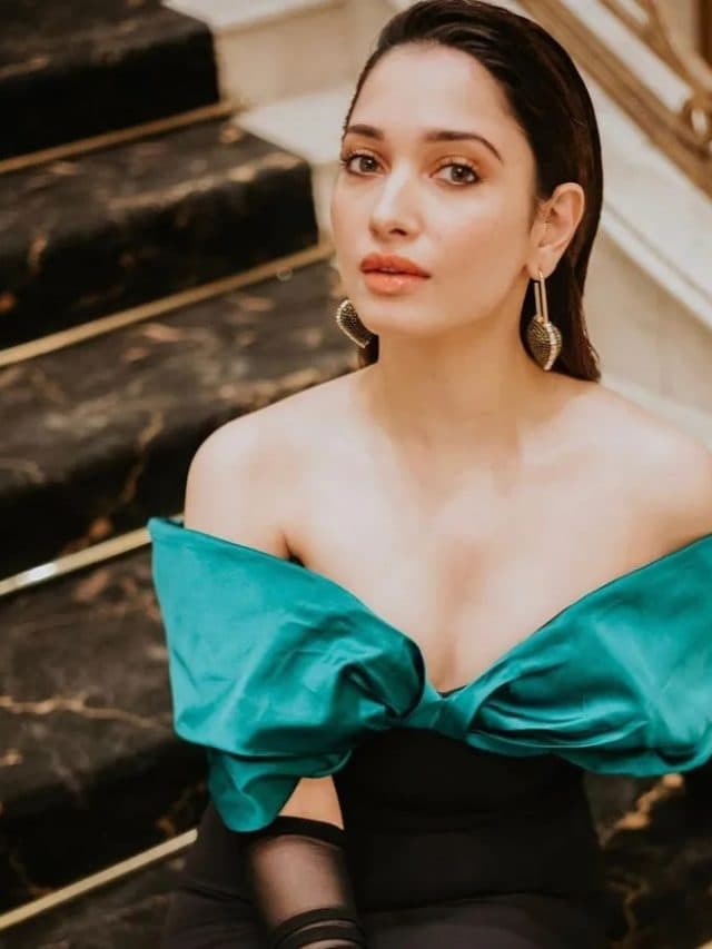 एक्ट्रेस तमन्ना भाटिया ने फिर बिखेरा जलवा, ऑफ शोल्डर गाउन में शेयर की तस्वीरें