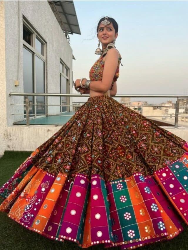 नवरात्रि के लिए बेहद खुबसुरसत गरबा look