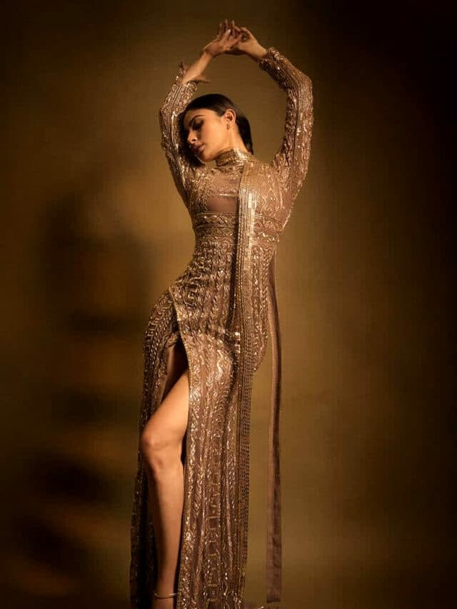 Mouni Roy Hot Pic: टीवी की नागिन ने शिमरी कलर की बॉडीकॉन ड्रेस में दिखाई दिलकश अदाएं