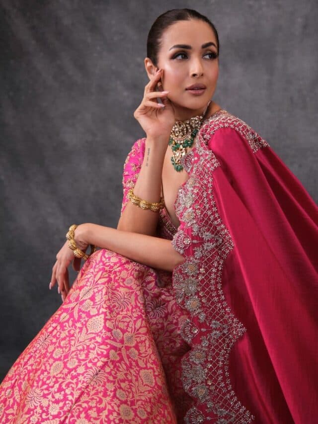 Malaika Arora in Pink Lehenga: पिंक लहंगे में मलाइका अरोड़ा ने बढ़ाया इंटरनेट का पारा, देखें तस्वीरें…