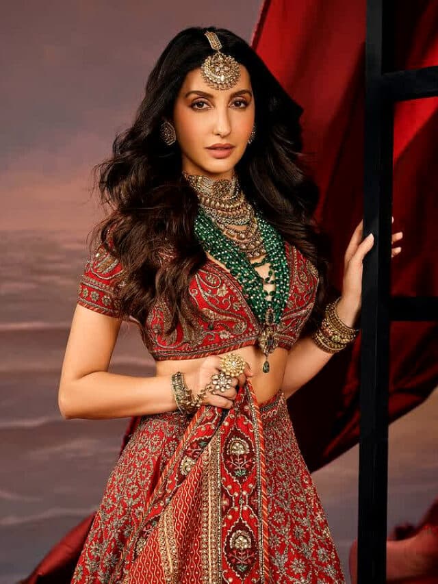 Nora Fatehi Bridal Look: ब्राइडल लुक में नोरा फतेही ने चुराया फैंस का दिल