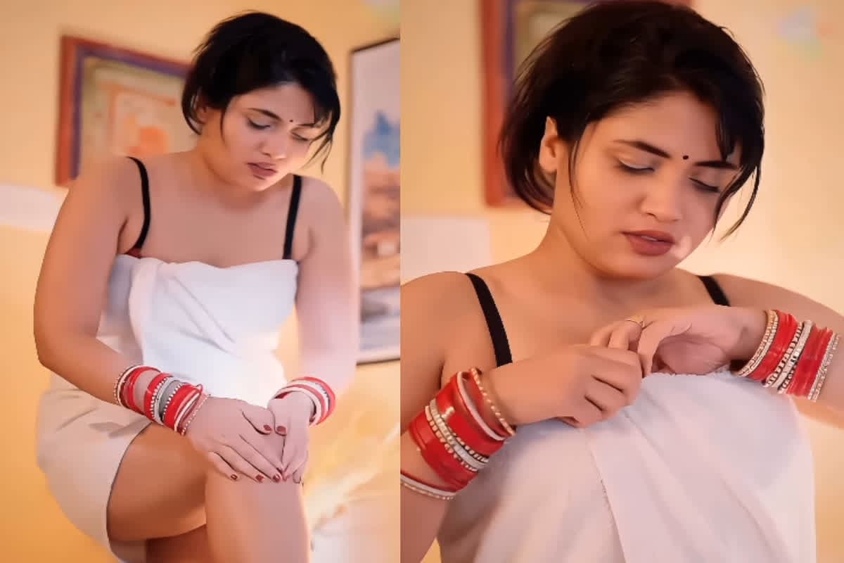 Gujarati bhabhi Hot Sexy Video : गुजराती भाभी सिर्फ टॉवेल लपेटकर निकली बाथरूम से, बाथरूम से बेडरूम तक का वीडियो देखकर सुन्न हो जाएगा दिमाग