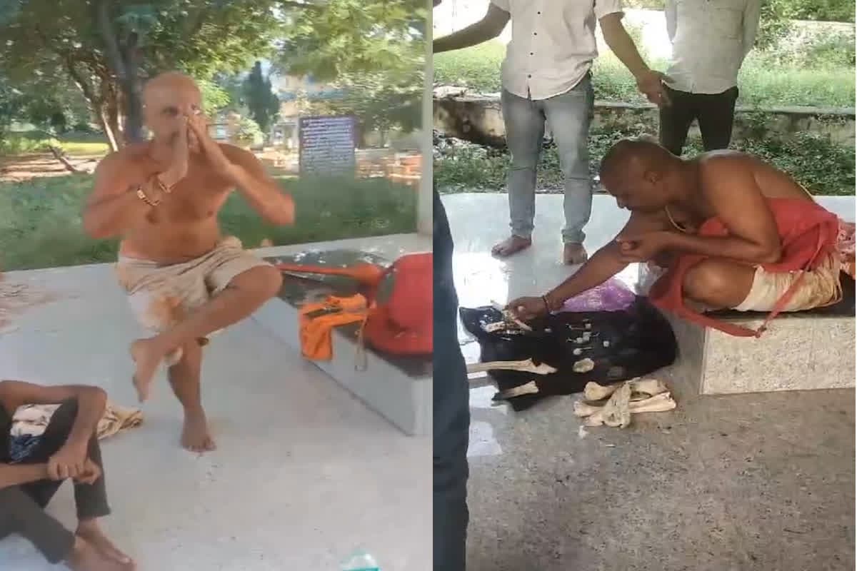 Tantrik ne shamshan se churai haddiyan: नवरात्रि में काला जादू करने के लिए श्मशान पहुंचा तांत्रिक! चिताओं से चुराई हड्डियां, फिर…