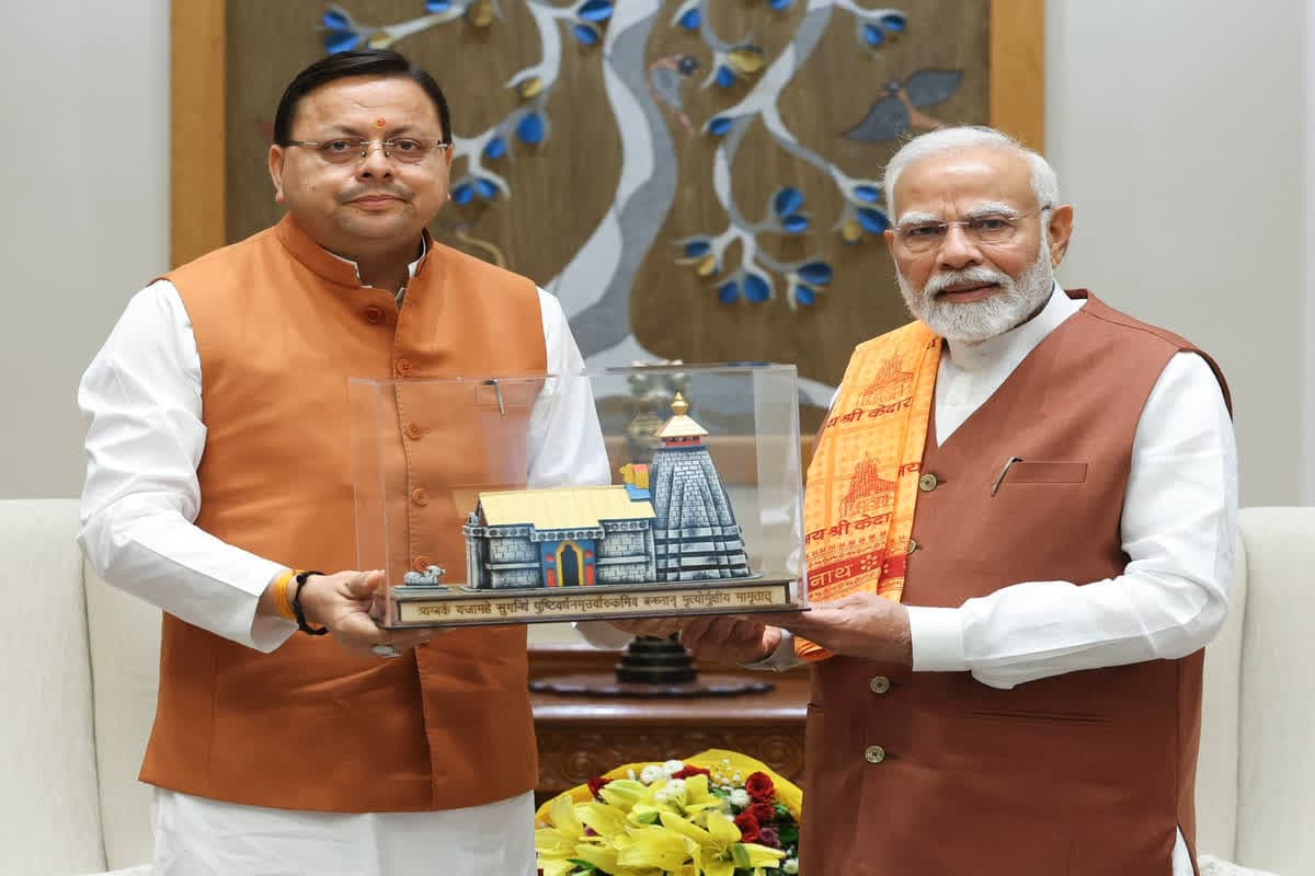 CM Dhami Meets PM Modi: पीएम मोदी से मिले मुख्यमंत्री पुष्कर सिंह धामी, हरियाणा विधानसभा चुनाव में ऐतिहासिक जीत पर दी बधाई