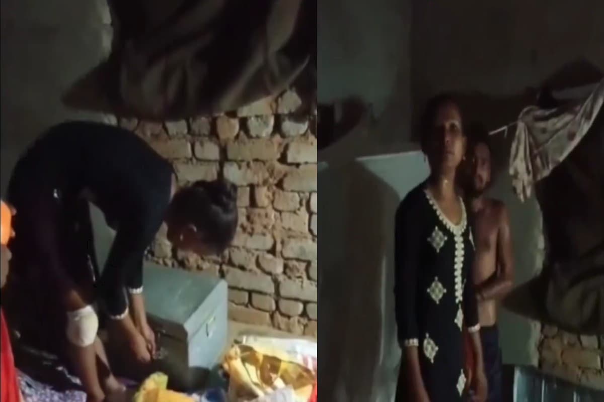 Premi-Premika Video Viral : बंद कमरे में प्रेमी-प्रेमिका कर रहे थे वो वाला काम.. डर के कारण बाबू को पेटी में कर दिया लॉक, ताला खोलते ही अर्धनग्न हालत में मिला युवक, देखें वीडियो