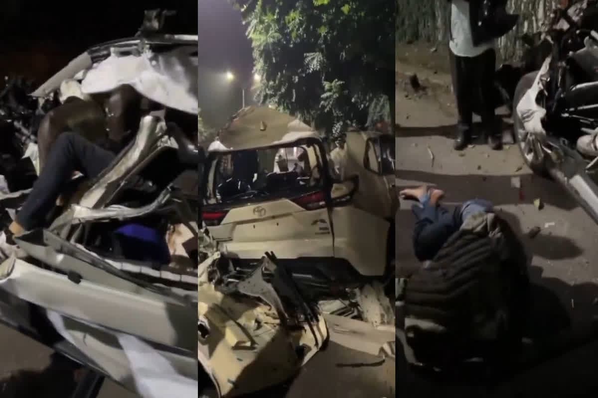 Dehradun Car Accident Video: सड़क पर धड़ से अलग पड़े दो सिर, खून से लथपथ कार.. देहरादून में हुए हादसे का वीडियो आया सामने