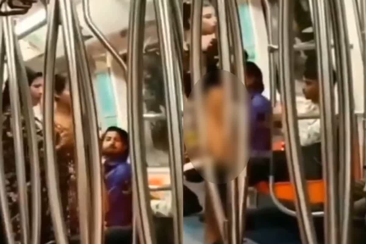 Delhi Metro Kinnar Video: दिल्ली मेट्रो में किन्नर ने लड़के के सामने उठा दिया लहंगा, अंदर नहीं पहना था कुछ भी, सामने आया वीडियो