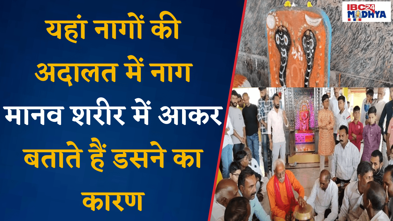 Sehore: इस गांव में नागों की अदालत में नाग मानव शरीर में आकर बताते हैं डसने का कारण |
