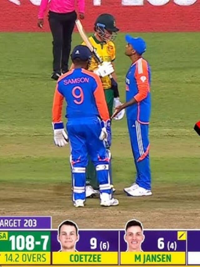 IND vs SA : सूर्यकुमार यादव और मार्को यैनसेन के बीच हुई तीखी बहस, बीच बचाव के लिए दौड़े अंपायर