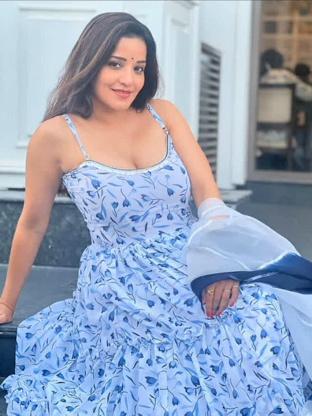 Monalisa Hot Pic: मोनालिसा ने डीपनेक सूट पहनकर करवाया हॉट फोटोशूट