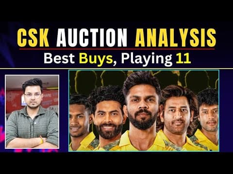 CSK TEAM REVIEW | CSK IPL 2025 Auction Review | CSK Squad | CSK Playing 11 | CSK SWORT Analysis
