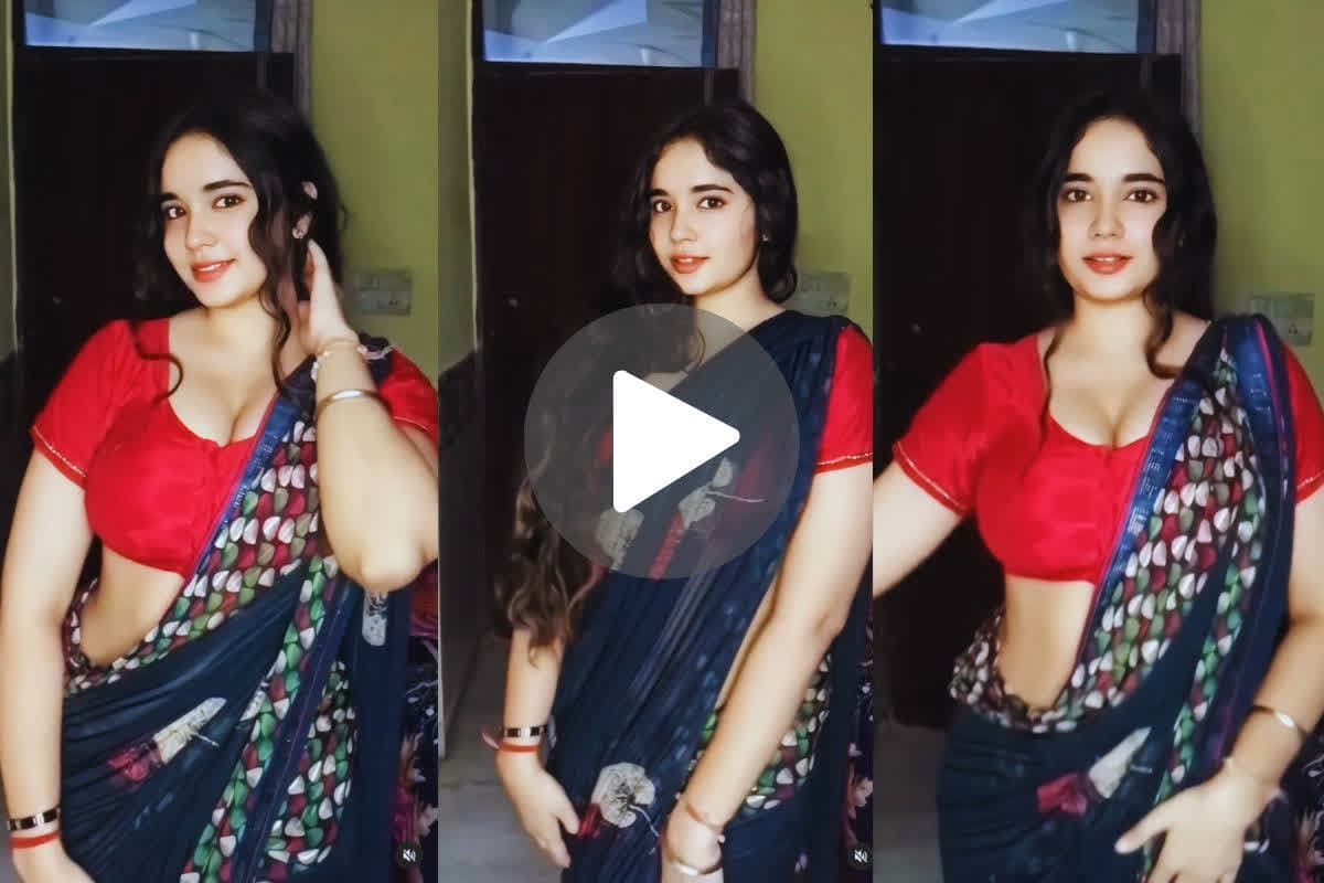 Desi hindi hot bhbhi in Saree: वीडियो के आखिर में इस शर्मीली भाभी ने पार की सारी हदें.. किया ऐसा डांस की झलकने लगा कर्वी फिगर, आप भी देखें