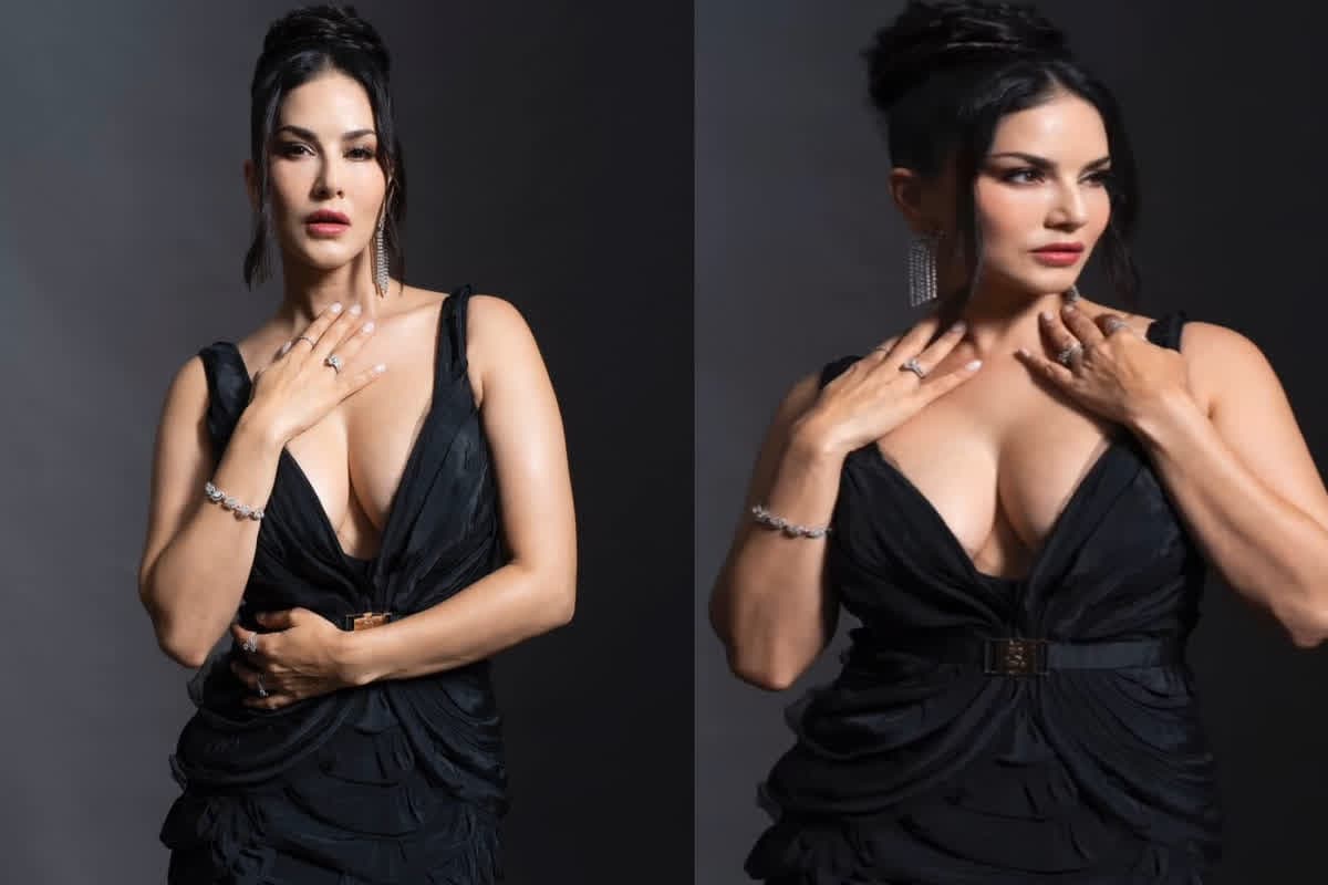 Sunny Leone Sexy Video: बॉलीवुड की बेबी डॉल ने ब्लैक ड्रेस ने कराया हुस्न का दीदार, कर्वी फिगर देख लट्टू हुए फैंस
