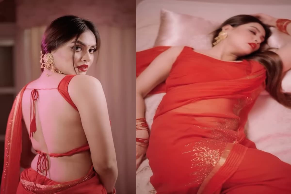 Latest Desi Hot Sexy Video : लाल साड़ी में भाभी ने उड़ाए लोगों के होश.. दिए एक से बढ़कर एक सेक्सी पोज, वीडियो देखें भरनें लगेंगे आहें