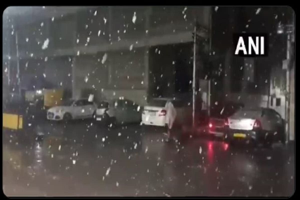 CG Weather update: छत्तीसगढ़ के इस जिले में मूसलाधार बारिश, साथ ही जमकर गिरे ओले