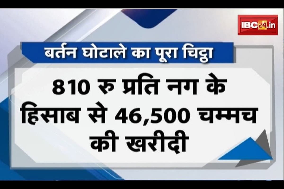 Corruption in Anganwadi: आंगनबाड़ी के बर्तन खरीदी में भारी भ्रष्टाचार! 810 रुपए में एक चम्मच तो 1348 रुपए में एक करक्षी, CG से जुड़े MP में हुए घोटाले के तार