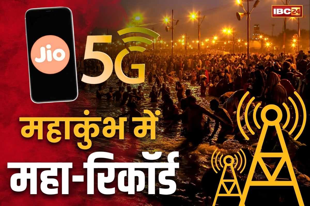 Reliance Jio in Mahakumbh: प्रयागराज महाकुंभ में रिलायंस जियो का अनोखा रिकॉर्ड.. 5जी नेटवर्क पर 2 करोड़ से ज्यादा कॉल, 40 करोड़ बार नेट सर्फिंग भी