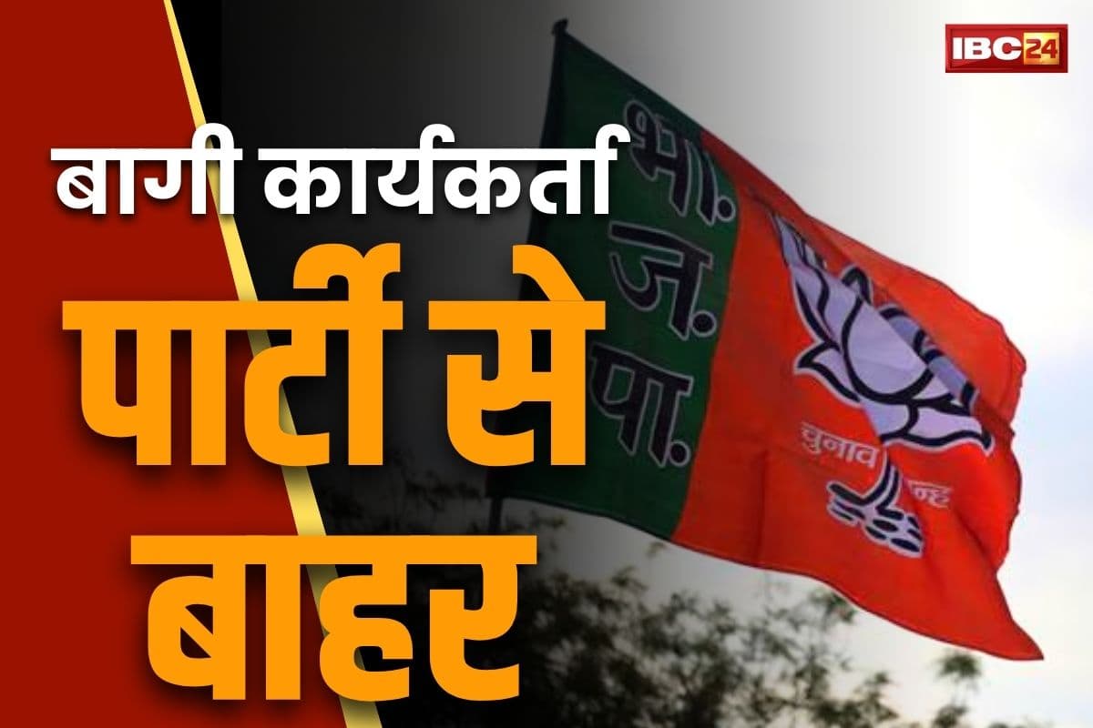 CG Municipal Election 2025: भाजपा ने भी चलाया अनुशासन का डंडा.. कमल निशान से अलग चुनाव लड़ने वालों को किया पार्टी से बाहर, आदेश जारी