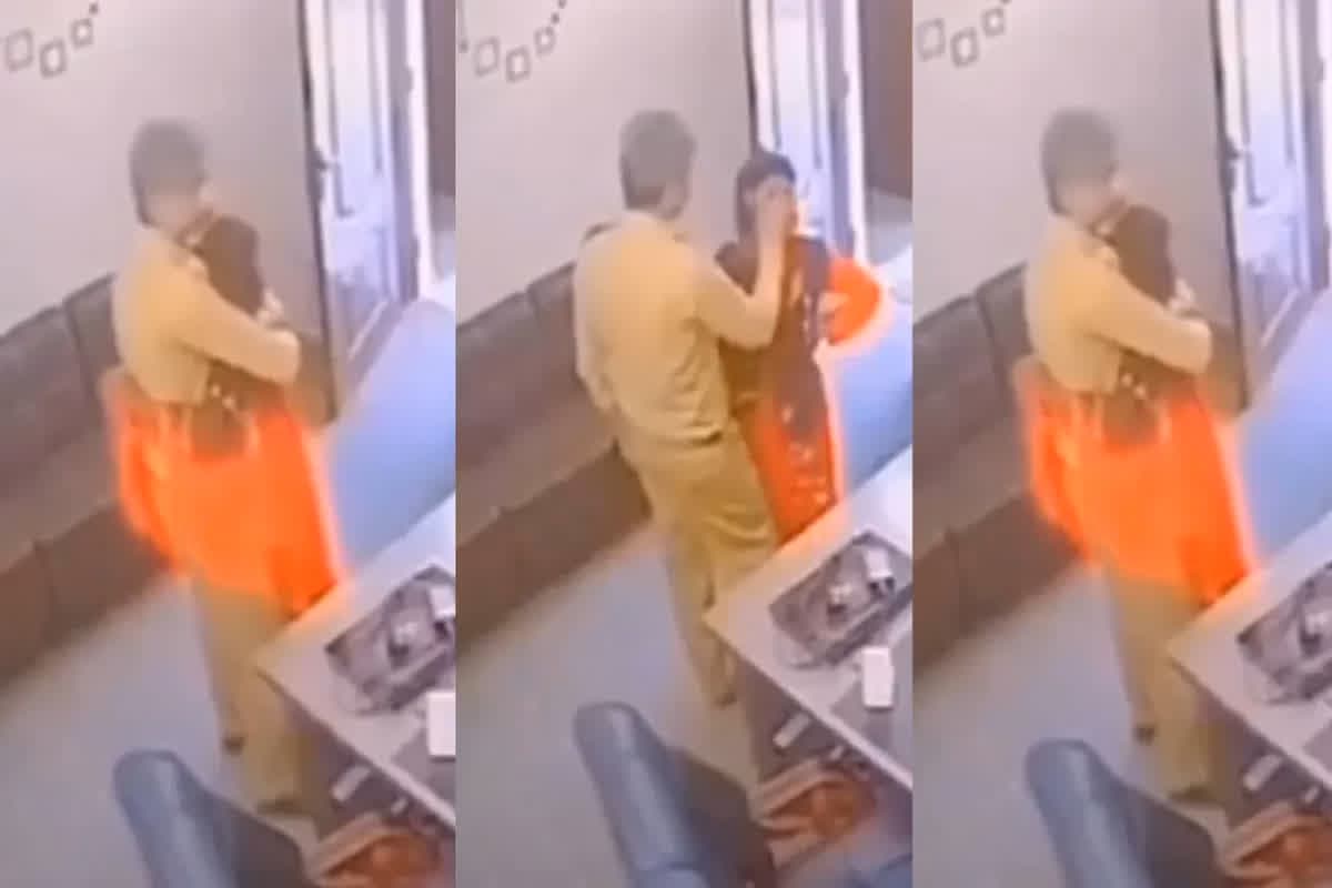 Police Officer Romance Video: पुलिस अधिकारी ने अपने ऑफिस में महिला के साथ खुल्लम-खुल्ला किया रोमांस, CCTV कैमरे में कैद हुई पूरी फिल्म, यहां देखें आशिकी का फुल वीडियो