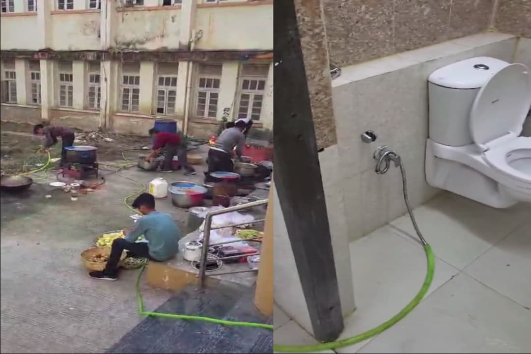 Latest Video Viral : टॉयलेट के पानी से बनाया गया खाना.. इस मेडिकल कॉलेज का है पूरा मामला, वीडियो वायरल