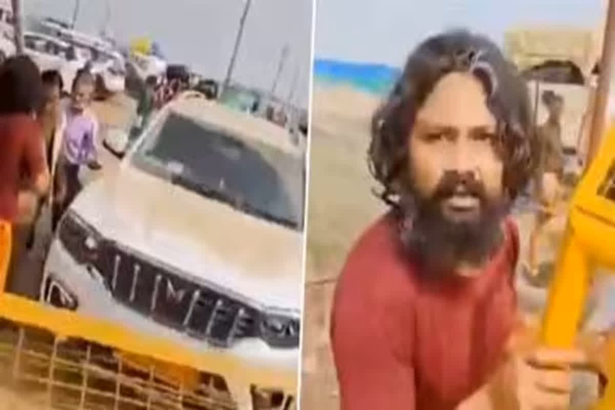 Mahakumbh Viral Video: नो व्हीकल एंट्री को लेकर पुलिस और साधु की झड़प, तीखी नोक झोंक का वीडियो आया सामने