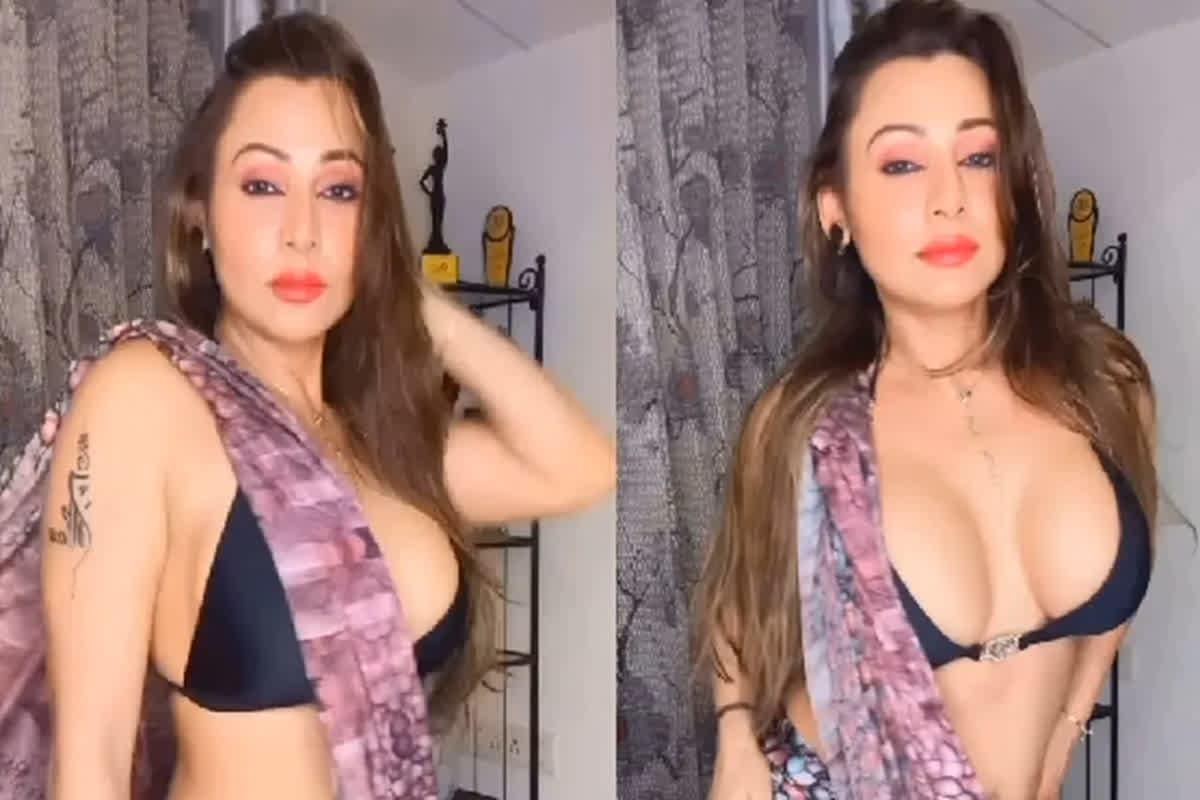 Indian Model Hot Sexy Video : ब्लैक ब्रा में मॉडल भाभी ने दिखाई सेक्सी अदाएं, गोरा बदन देख मदहोश हुए फैंस, देखें वीडियो