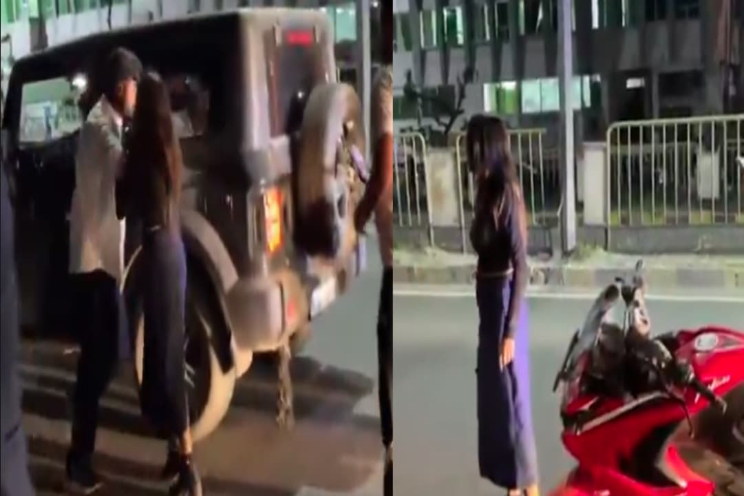 Viral Video: थार में बैठे युवकों ने कपल को दिखाई मिडिल फिंगर.. लड़की का फूटा गुस्सा, बीच रास्ते पर मनचलों की कर दी खटिया खड़ी, देखें वीडियो