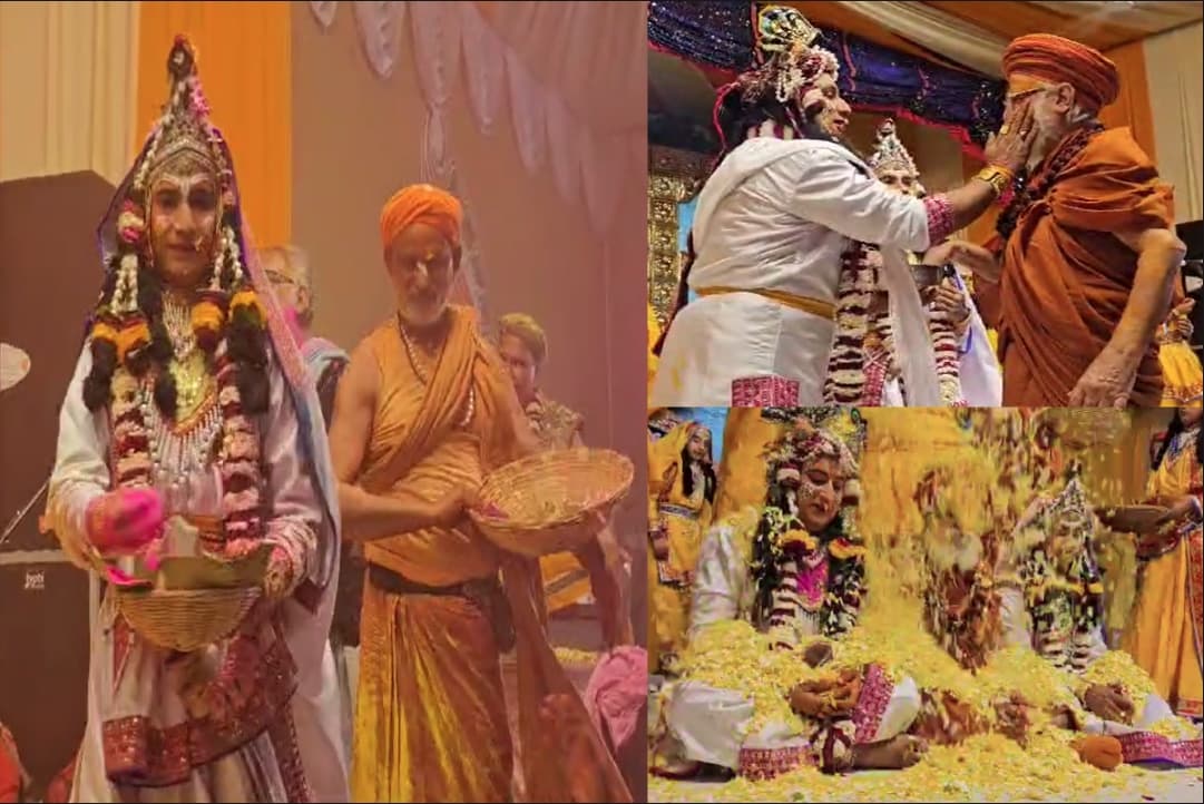 Braj Ki Holi: ब्रज में रंग-बिरंगे फूलों की होली! साधु-संतों ने भगवान के स्वरूपों पर उड़ाई गुलाल, रसिया गायन में लीन हुए भक्त