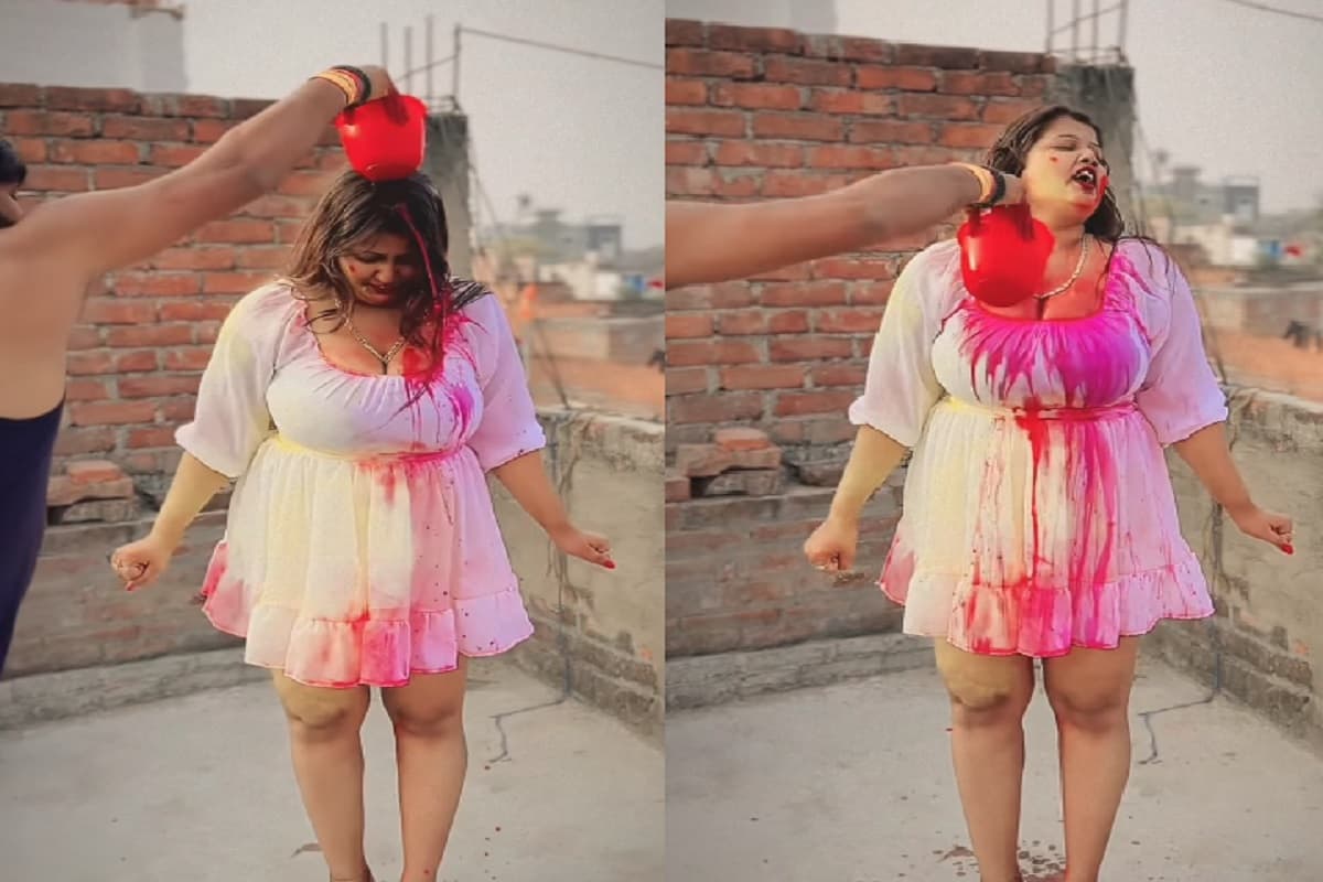 Hindi Sexy Video: देसी भाभी ने खेली होली, देवर ने बदन पर लगाया रंग! वीडियो देखकर आप भी हो जाएंगे पानी-पानी
