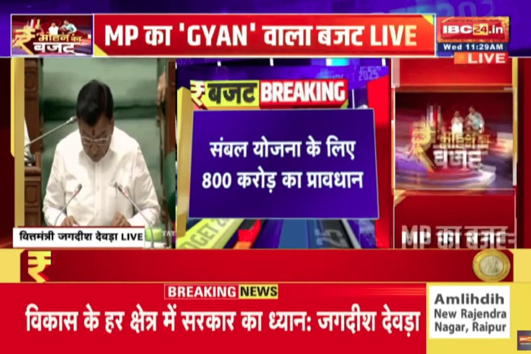 MP Budget 2025 Live: होली से पहले संबल योजना लाभार्थियों के लिए मोहन सरकार का तोहफा, वित्त मंत्री ने सदन से कर दिया ये बड़ा ऐलान