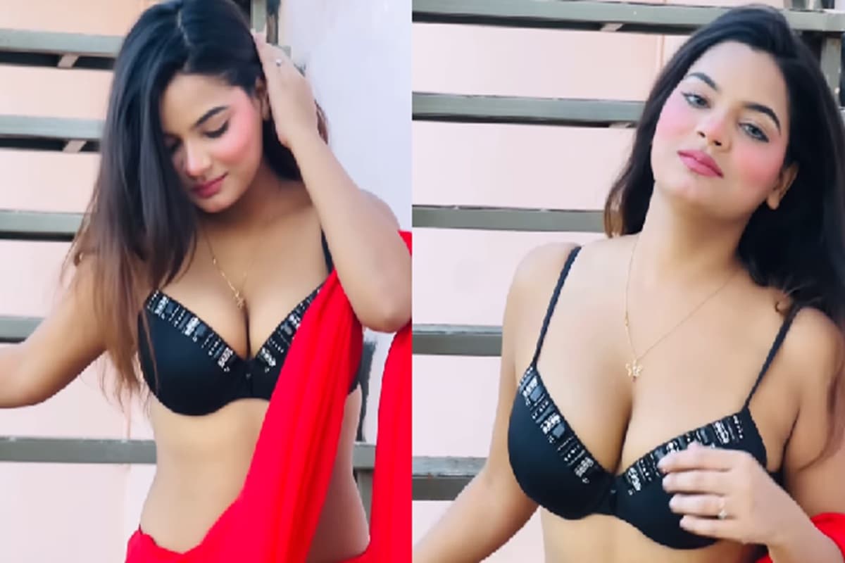Indian Model Hot Sexy Video : ब्लैक ब्रा में मॉडल ने बढ़ाया सोशल मीडिया का पारा, कैमरे के सामने जमकर फ्लॉन्ट किया कर्वी फिगर, देखें वीडियो