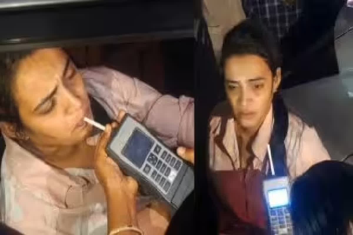 Drunk Women Viral Video: नशे में धुत युवती ने सड़क पर मचाया उत्पात, सोशल मीडिया पर वायरल हुआ वीडियो