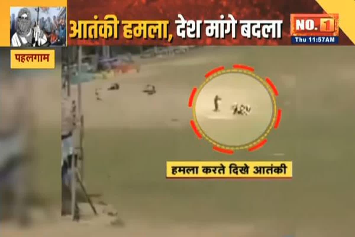 Pahalgam Terror Attack Video: पहलगाम आतंकी हमले का दिल दहला देने वाला वीडियो आया सामने, पर्यटकों को गोली मारते दिखे टेररिस्ट