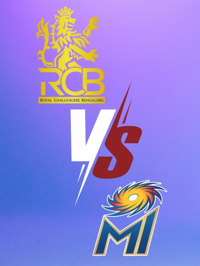 IPL 2025: आईपीएल में आज सामने आएंगे एमआई और आरसीबी के दिग्गज, क्या है दोनों के बीच मैच का स्कोर
