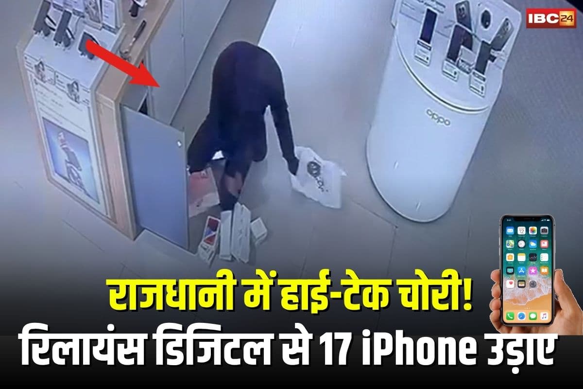 Raipur Crime News: राजधानी में हाई-टेक चोरी! रिलायंस डिजिटल से 17 iPhone और Apple Watch उड़ाए, CCTV में कैद हुई वारदात