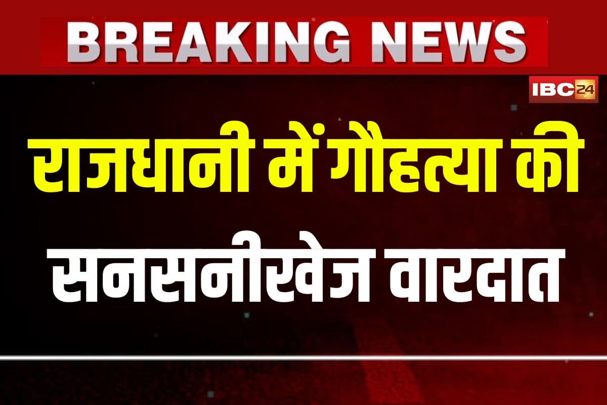 Bhopal News: राजधानी में गौहत्या की सनसनीखेज वारदात! बजरंग दल की दबिश से मौके से फरार हुए आरोपी, भारी मात्रा में मांस बरामद