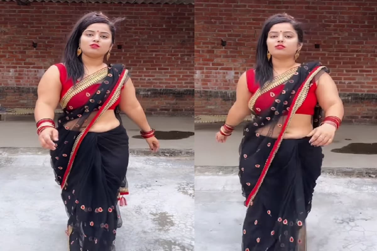 Desi Bhabhi Hot Video: सोशल मीडिया पर वायरल हुआ देसी भाभी का लेटेस्ट वीडियो, ब्लैक साड़ी में देख आप भी हो जाएंगे दीवाने