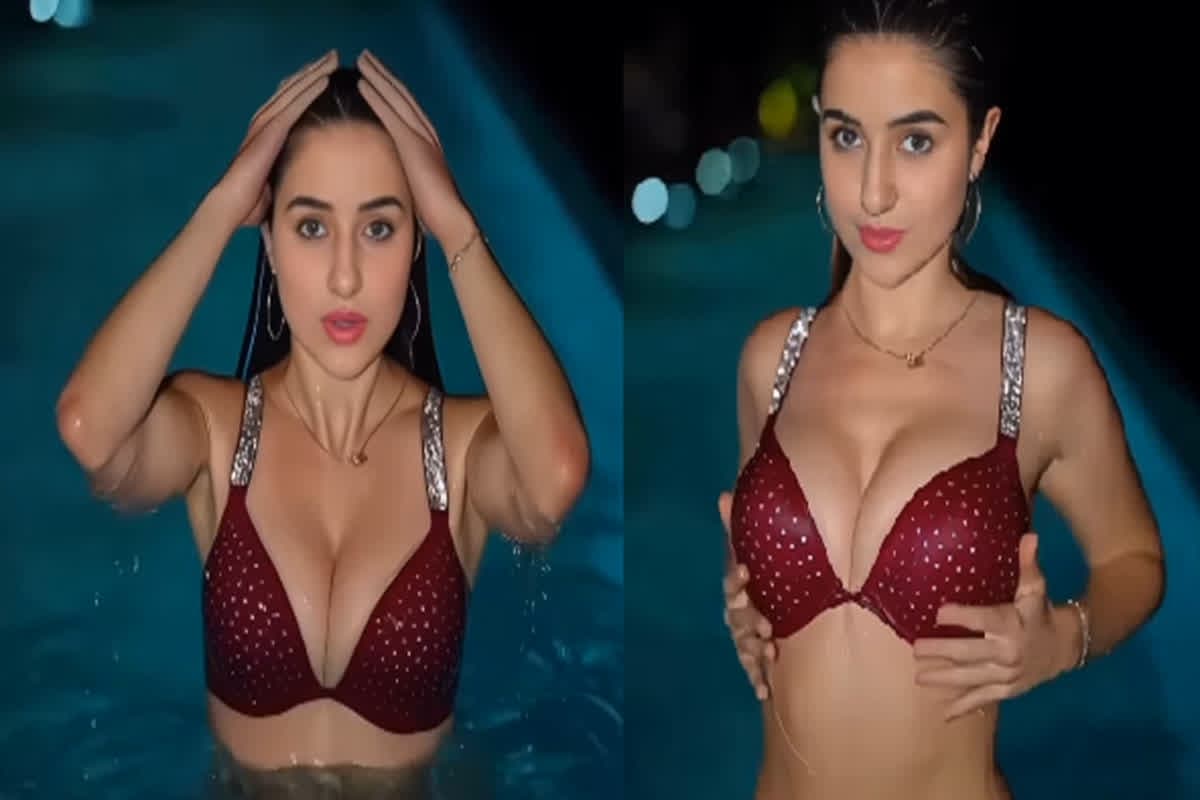 Indian Model Hot Sexy Video : हॉट मॉडल ने ब्रा पहनकर स्विमिंग पूल में लगाया हॉटनेस का तड़का, भीगा बदन देख बेकाबू हुए फैंस, जमकर वायरल हो रहा ये सेक्सी वीडियो