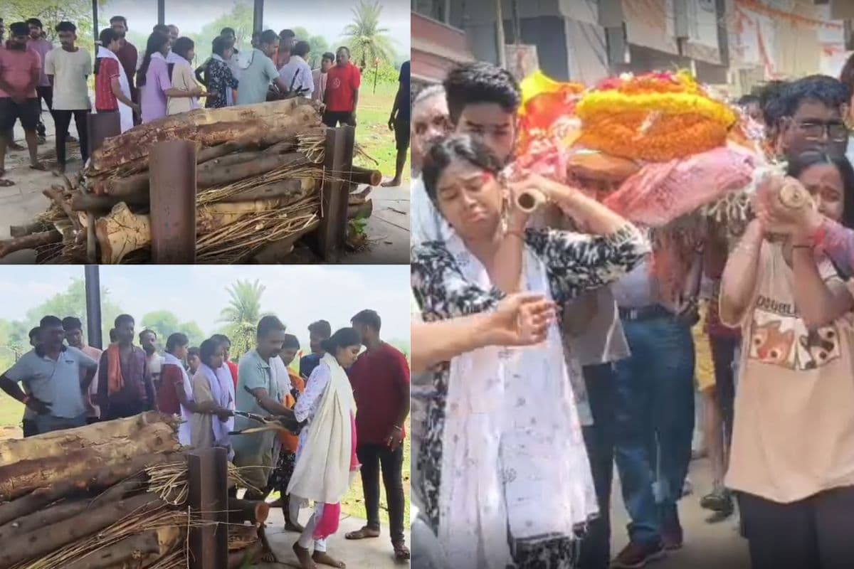Khairagarh News: बेटियों ने दी पिता को मुखाग्नि, आंसुओं के बीच निभाया फर्ज… 5 बेटियों ने रच दिया मिसाल, भावुक हुआ पूरा शहर