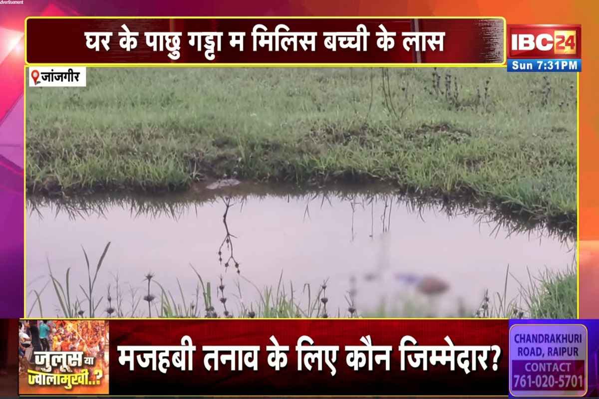 Janjgir Champa News: जांजगीर में मासूम से दरिंदगी! चार माह की बच्ची की अपहरण के बाद हत्या, घर के पीछे गड्ढे में मिली लाश, गांव में फैली सनसनी