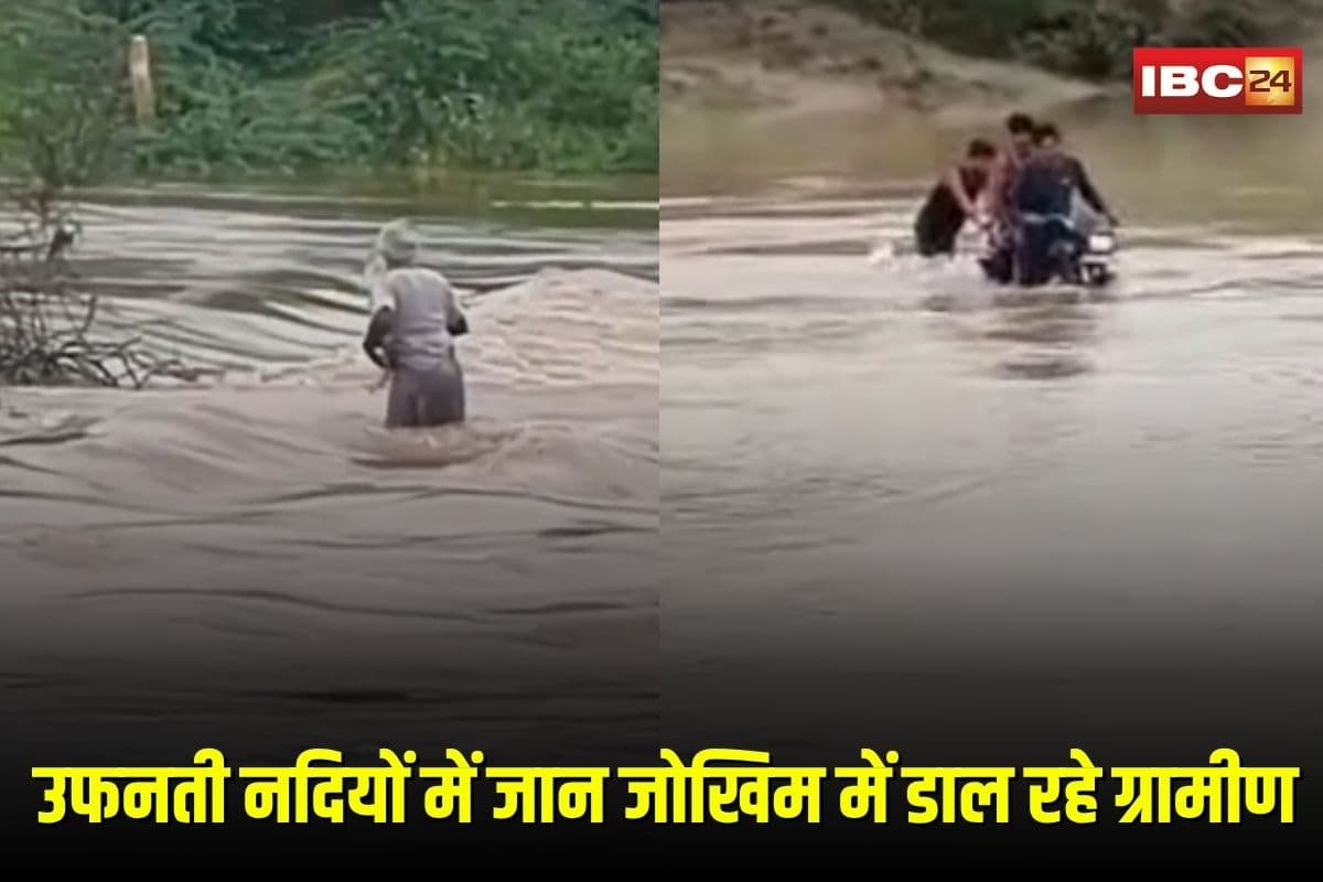 Morena Flood News: लगातार बारिश ने बढ़ाया खौफ! उफनती नदियों में जान जोखिम में डाल रहे ग्रामीण, वायरल हो रहे हैरान कर देने वाले वीडियो