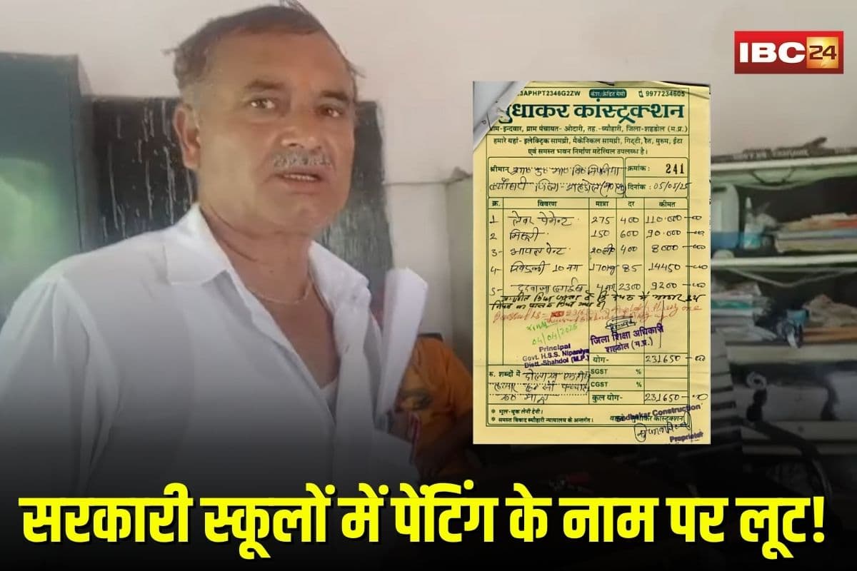 Shahdol School Paint Scam: सरकारी स्कूलों में पेंटिंग के नाम पर फर्जी बिलों से लाखों का घोटाला, IBC24 की खबर के बाद शिक्षा मंत्री ने लिया बड़ा एक्शन, स्कूल प्राचार्य सस्पेंड