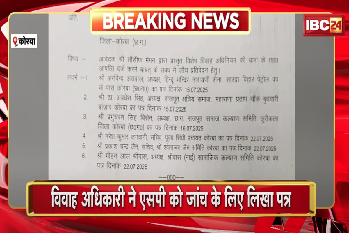 CG News : छत्तीसगढ़ में रोहिंग्या मुस्लिम ने हिंदू लड़की से की शादी, युवती को ऐसे फंसाया था जाल में, अब एसपी तक पहुंची बात