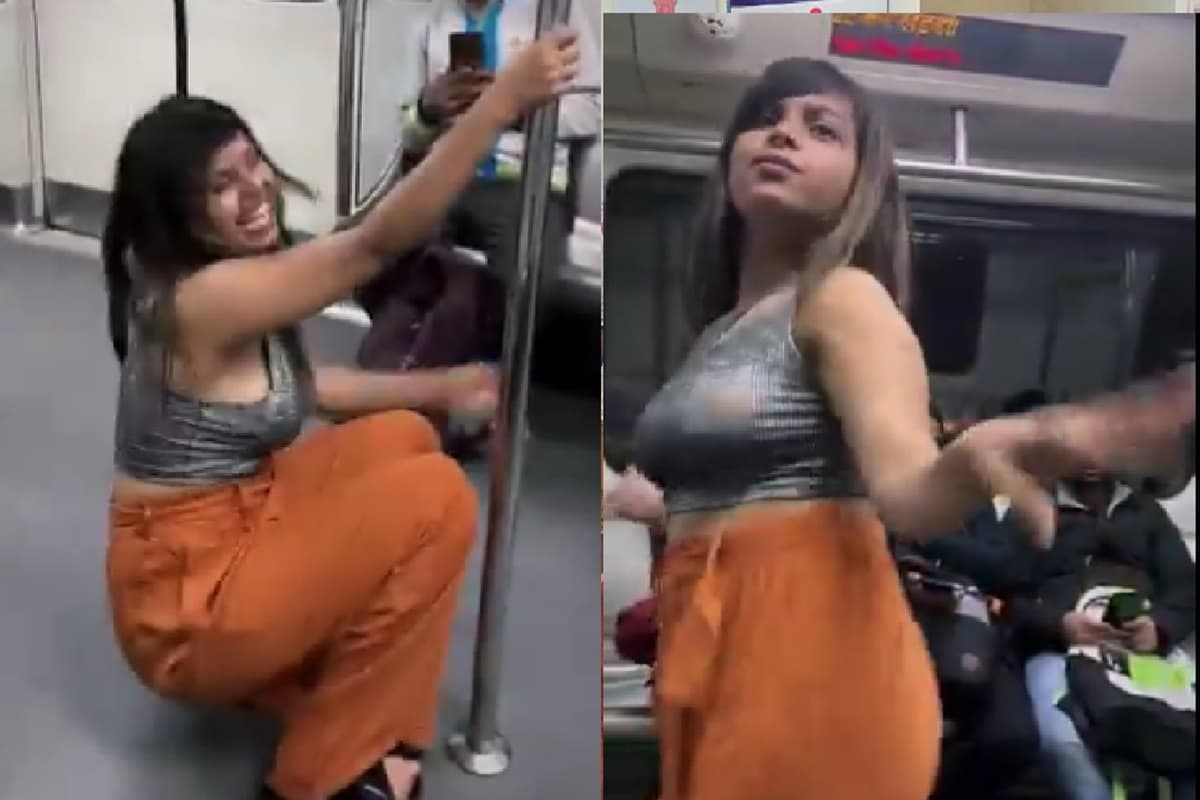 Delhi Metro Viral Video: मेट्रो में लड़की ने पार की हद, सबके सामने कर दी ऐसी हरकत, मौजूद लोगों ने भी बंद कर ली आंखे