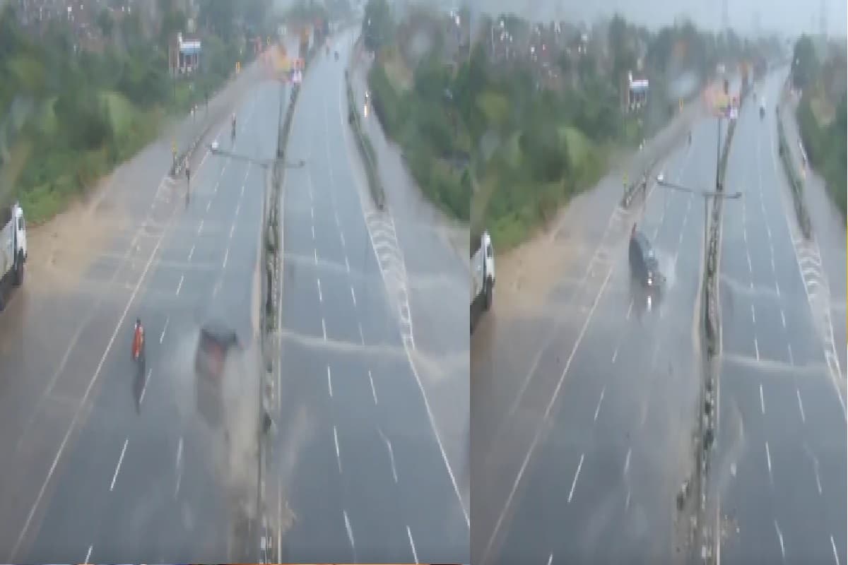 Road Accident Live Video: डिवाइडर से टकराने के बाद टॉय कार के जैसे घूमी स्कॉर्पियों, वीडियो देख आप भी रह जाएंगे दंग