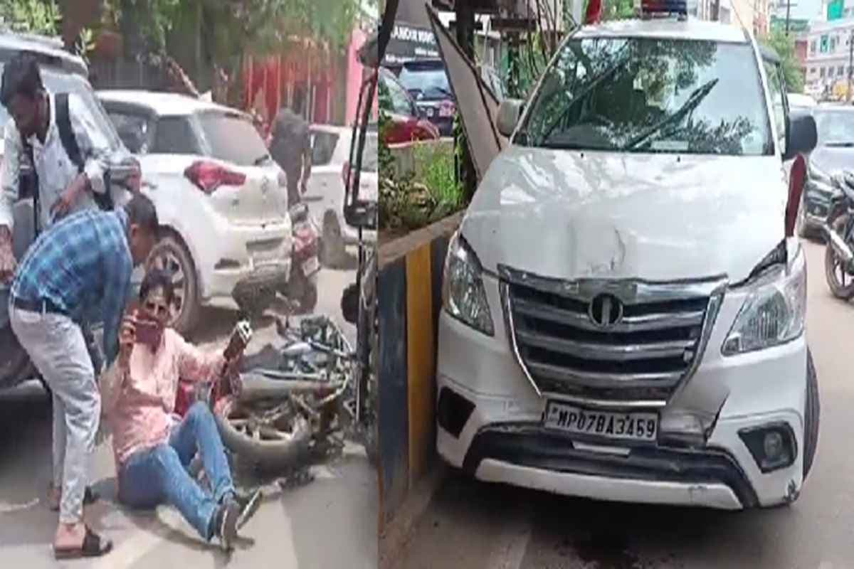 Minister Tulsiram Silawat: बाल-बाल बचे मंत्री सिलावट! डिवाइडर से टकराई काफिले की गाड़ी, पत्रकार को भी आई चोट