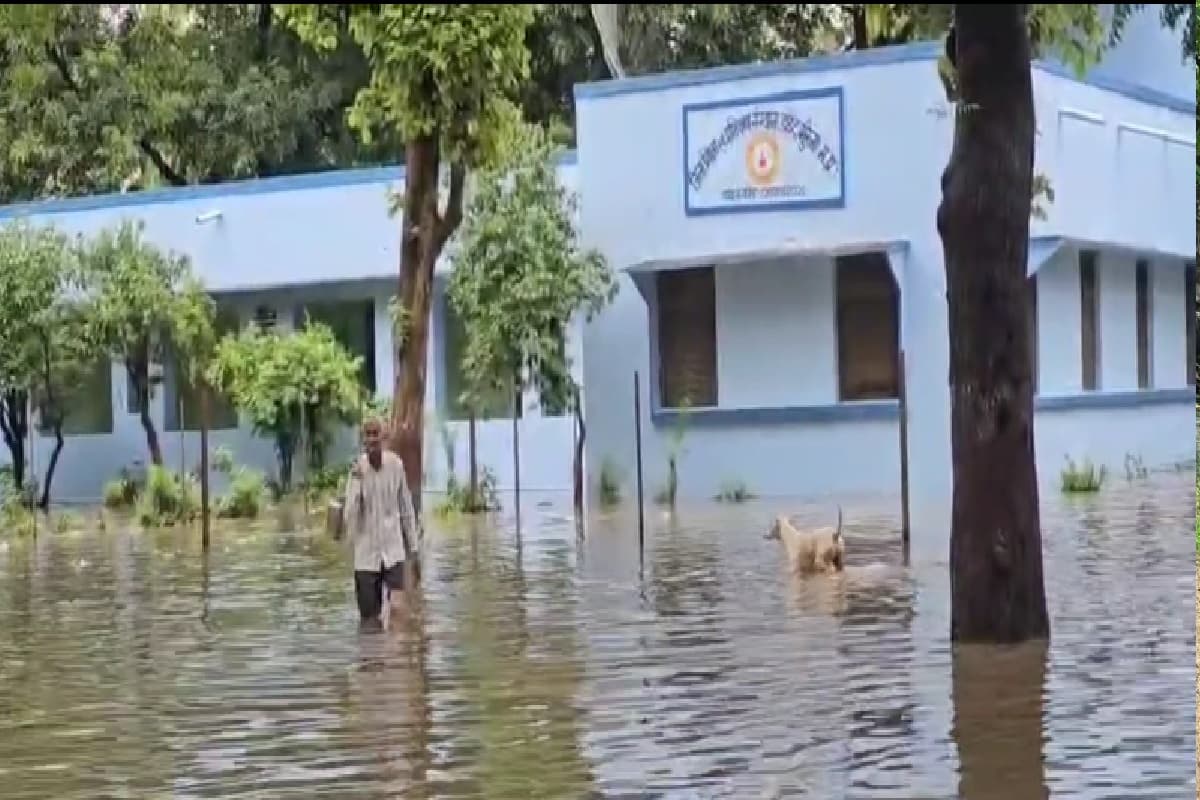 Morena News: BTI-DEO कार्यालय और सरकारी आवासों में भरा पानी, शहरवासियों के लिए आफत बनी बारिश