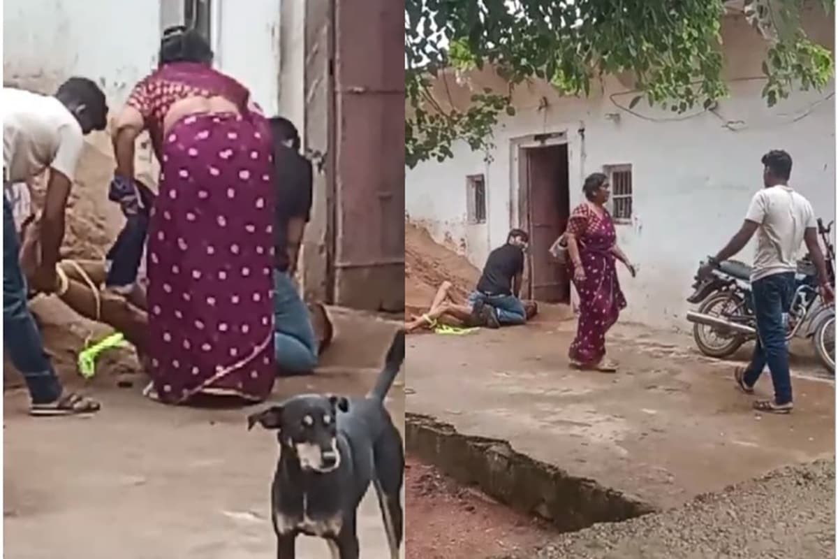 Viral video: रिटायर्ड DSP के साथ पत्नी और बेटों ने की क्रूरता, एक छाती पर बैठा तो दूसरे ने बांधे पैर