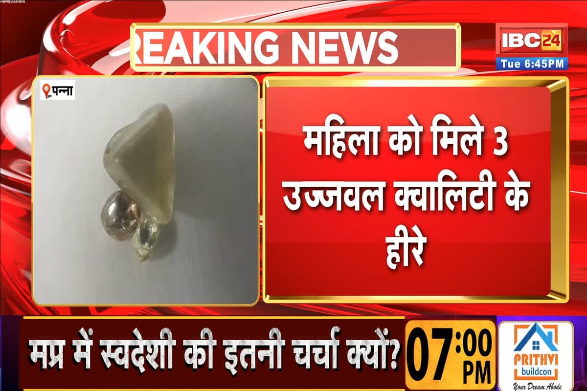 Panna News: रातोंरात आदिवासी महिला की किस्मत चमकी, एक साथ मिले 3 बेशकीमती हीरे, कीमत जानकर उड़ जाएंगे होश