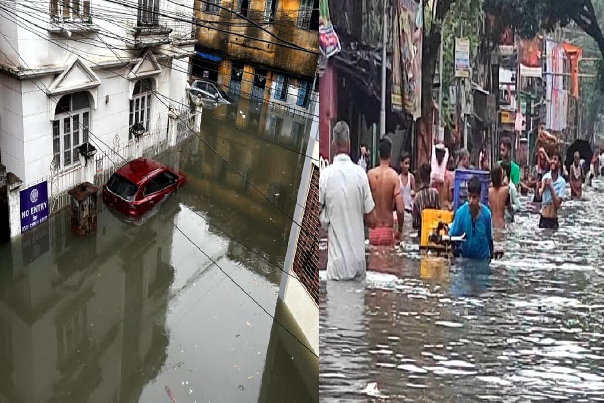 Kolkata Rain News: कोलकाता में बारिश ने मचाया तांडव, अब तक 7 लोगों की हुई मौत, जलमग्न हुई सड़कें